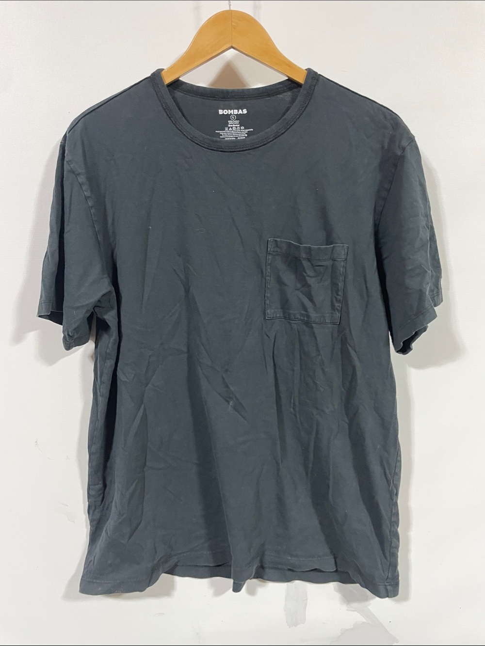 Bombas Men's Dark Gray Pocket Tee